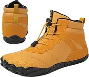 Barefoot Hiking Boots | Winter Shoes for Men | Waterproof Quick Drying Barefoot Shoes Men Women Wide Toe Box Winter Trainer Minimalist Zero Drop Sole Boots Sneakers Puchen