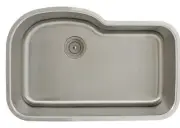 New In Box Stainless Steel Undermount 31-3/8" Single Bowl Kitchen Sink, 16 Gauge