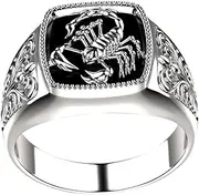 [DEARMAMY] Scorpion Ring Alloy Aesthetic Stylish Ring Decorative Ring For Men Women