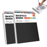 100 Sheets Sketch Pad Drawing Book Drawing Paper Pad Sketch Book Top Spiral Sketchbook