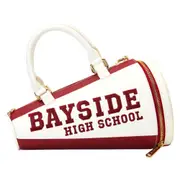 Loungefly Saved By The Bell Bayside High Megaphone Figural 10 inch Faux Leather Crossbody Bag