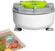 Seattleget Efficient Portable Fruit and Vegetable Washers, Automatic Fruit and Vegetable Washer, Ultrasonic Automatic Fruit Washing Machine for Cleaning Rice Meat Seafood (B)