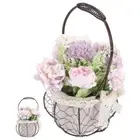 Artificial Flower Bonsai Flowers with Hanging Basket Fake Plants