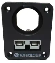 ENERDRIVE 50 Amp Anderson Plug Flush Mount Face Plate - add what gauge you like