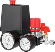 Pressure Switch Control Valve Assembly Square Four Holes Air Compressor Part for Direct Line Air Compressor (Square Four-Hole Pressure regulating Valve)