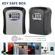 4 Digit Combination Lock Wall Mounted Key Safe Storage Box Security Home*Outdoor