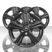 Set of 4 17' 5 Spoke Wheel Skins for 2013-2016 Ford Escape - Gloss Black