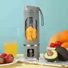 Portable Blender Juicer Cup USB Rechargeable Smoothies Mixer Fruit Machine GREY