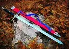 Stainless Steel Dragon Ball Z Sword Trunk 43" Replica With Wooden Scabbard