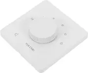 ROMISBABA Volume Control Switch Volume Adjustment Switch Audio Source Selector Switch Sound Control Panel Tone Switch Panel Speaker Tone Control Speaker Selector Switch Plastic White