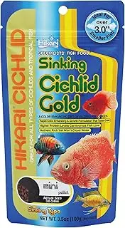 Hikari 3.5-Ounce Sinking Cichlid Gold Pellets for Pets, Mini