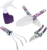 Generic 1 Set Gardening Tool Durable Ergonomic Shovel Rake Shear Sprayer for Weeding Transplanting Pruning Essential Bonsai Pot Plant Tools
