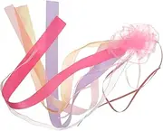 MOBUTOFU Colorful Bike Tassels Streamer for Scooter Handlebar Fun Joyful Decoration Ribbons for Boys and Girls Tricycles Scooters Easy to Install Attracts Attention