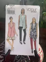 Vogue Ladies Vest, Skirt, Pants Pattern 9034 Pattern Uncut Sizes 8-16