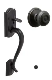 Schlage FE285-CAM-GEO Camelot Lower Handleset Featuring the - Bronze