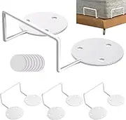 Anti Slip Mattress Gripper | 4X Anti Slip Bed Frame Grippers,Brackets to Prevent Mattress Sliding No Punching Metal Stop Fixer Removable for Hotel