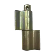 1x WELD ON HINGE 20mm LONG PIN Gold Zinc - Pin Socket Set Fencing Door Gate