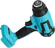 Hoement 1 Set Cordless Heat Blower Kit Wireless Hot Air Tool with Nozzles for Shrink Tubing Crafts and Vinyl Wraps Compatible with Makita Battery for Home and Garage Use