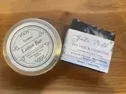 goats milk soap and natural lotion bar set