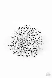 Paparazzi: Polka Panache - White Hair Clip