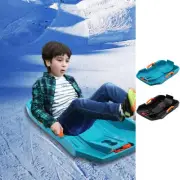 Winter Snow Sled Racer Toboggan Pulling Boat Seat Sled for Kids Outdoor