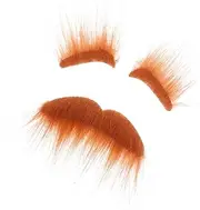 1 Set Simulated Beard Props Fake Beard Mustache Halloween Decor for Party Halloween Party Decor Wig Men Beards for Costumes Man Decorative Beard Cosplay Carnival Beard Cloth Brown