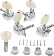 SECFOU Banjo Tuning Pegs Machine Heads Replacement Keys for Musical Instruments Durable and Accurate Tuning Parts for Banjo Use