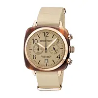 在飛比找PChome24h購物優惠-BRISTON CLUBMASTER 經典雙眼計時腕錶-玫瑰
