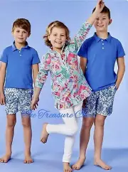Lilly Pulitzer NWT GIRLS UPF 50+ Mini Killian Popover Magical Mary Size XL