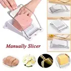 Stainless Steel Lunch Meat Slicer Banana Cutter Egg Ham Slicer Home Tool