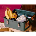 STANLEY CLASSIC 午餐盒 9.4 升尺寸/黑色和綠色/經典方便的午餐和零食容器盒/採用耐用的 0.6 毫米