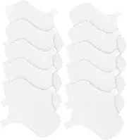HAPINARY Cotton Reusable Menstrual Pads 10 Pack Washable Period Pads Leakproof Design Sanitary Napkins for Women
