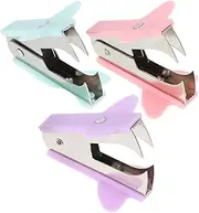 ERINGOGO Mini Macaron Staple Puller 3 Pack for Office Use Portable Stapler Remover