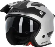 Acerbis Aria Metallic, open face helmet , color: Matt-Silver , size: M