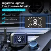 Tire Pressure Monitoring System Cigarette Lighter TPMS with 4 Sensors 6 Alarms