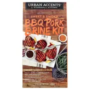 Urban Accents, Sweet & Smoky BBQ Pork Brine Kit, 7 oz (198 g)