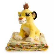 Disney's The Lion King Plush Stuffed Animal Simba and Fleece Blanket Throw Set
