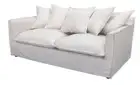 MONTEGO 2 SEATER SOFA SETTEE COUCH STONE FABRIC LOOSE COVER STYLE