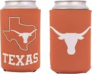 University of Texas Can Insulator Beverage Cooler 2 Pack Foam Beverage Holder Longhorns UT Austin (2 Pack Can)