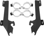 Memphis Shades Trigger-Lock Mount Kit for Batwing Fairing Black MEM8996