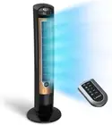 Oscillating Tower Fan, Remote Control, Ionizer, 3 Speeds, Timer, for Bedroom, Of