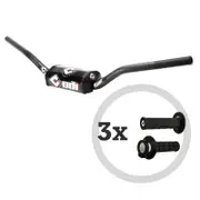 ODI Handlebar Kit - Pum Flight MX + 3 pairs of MX V2 Lock-On Half-Waffled Grips, white