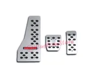 Brabus Style Metall Pedalauflagen Set Rote LED Smart Fortwo Forfour III 453