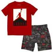 Jordan Air Jumpman Boys 2-Teiler Sport Casual Set Shorts + Shirt Children Nike