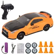 4WD RC Drift Car 1:24 Remote Control Racing High Speed G T R RC Car Gift 2024