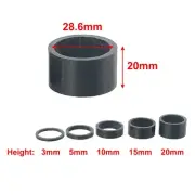 Premium Carbon Fiber Fork Gaskets Set 5 Different Sizes for Customization