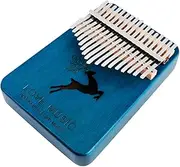 ERINGOGO 1 Set 17 Thumb Instruments Thumb Piano Musical Instruments Finger Piano Blue Wooden
