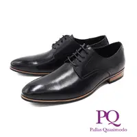 在飛比找PChome24h購物優惠-PQ(男)尖頭素面紳士德比鞋 正裝鞋 男鞋 - 黑(另有棕)