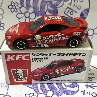 (現貨)Tomica Kahla 2改 KFC 肯德雞 Toyota 86 (車況請看圖)