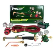 Professional Acetylene Cutting System with G350 Regulators - Compact & Durable